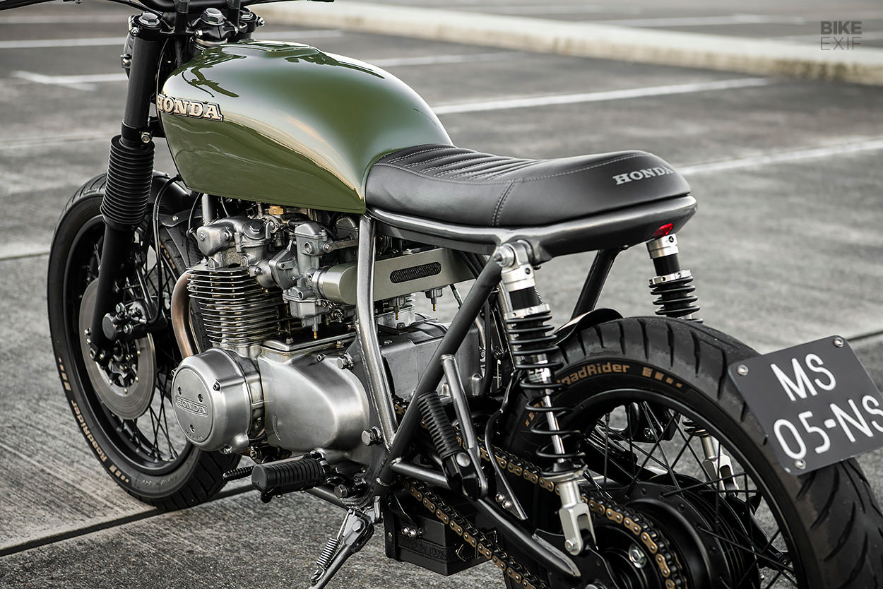 Honda CB550 scrambler by Nius Moto