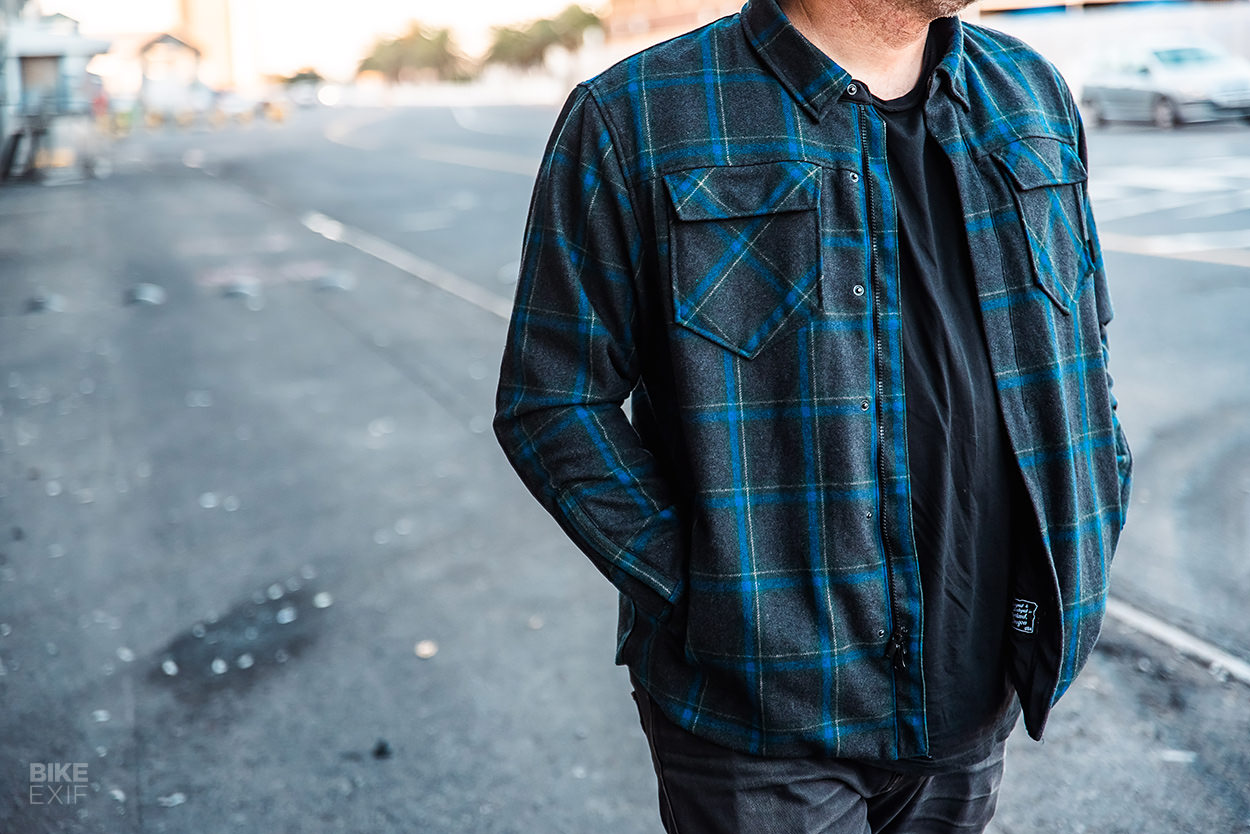 Reviewed: the Icon 1000 Upstate flannel riding jacket