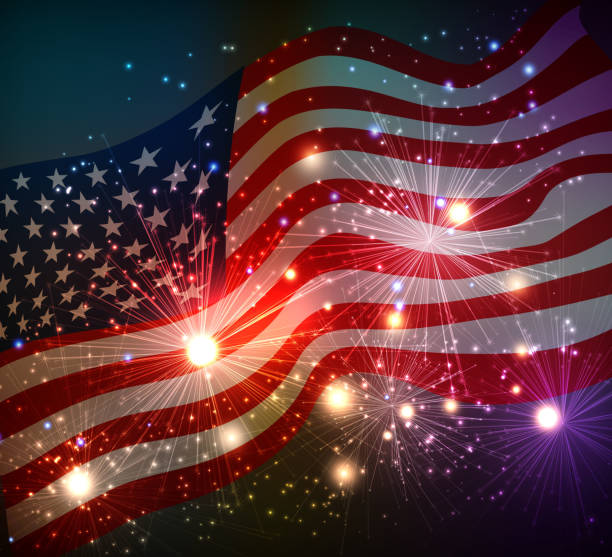 fireworks-background-for-4th-of-july-vector-id480156366