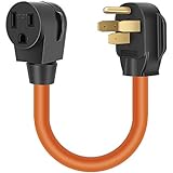 Cleyean Nema 14-50P to 6-50R Welder Adapter Cord, Welder Plug Outlet Adapter Power Cord Heavy Duty STW 8AWG, 50Amp, 250V, 1.5FT
