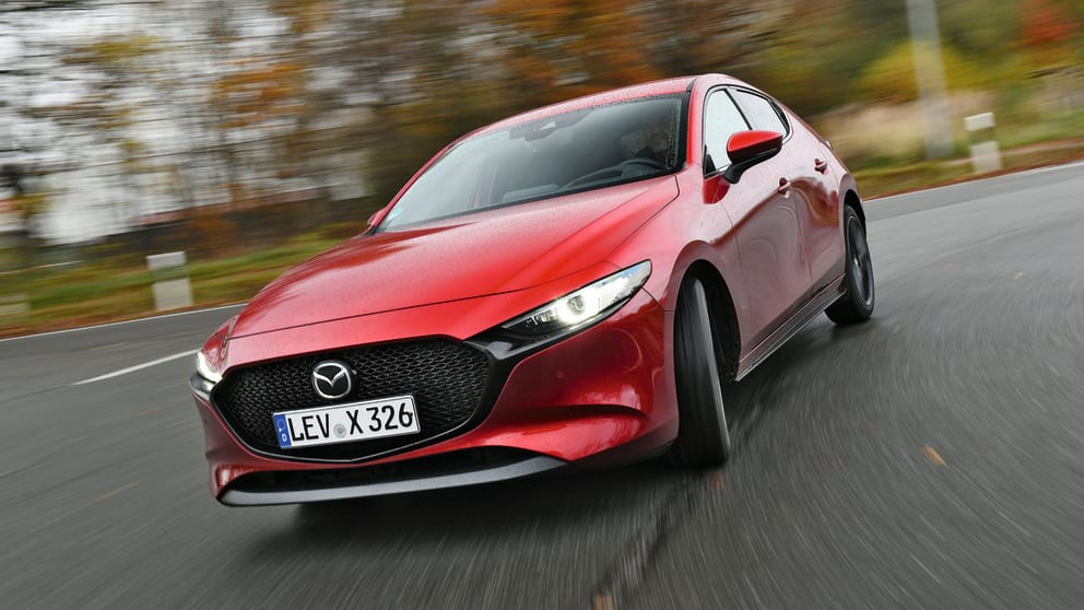 Testsieger: der Mazda 3 mit Note 1,9