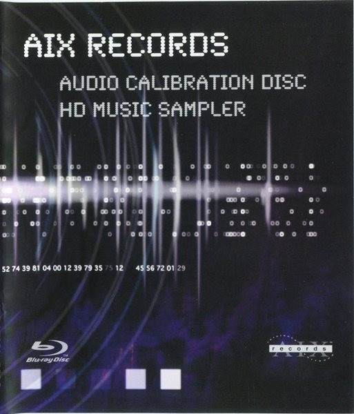 AIX Records Audio Calibration Disc / HD Music Sampler, Primary, 1 of 4