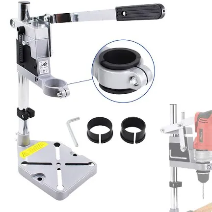 Image of Universal Bench Drill Press Stand, Bench Drill Press Stand Clamp Base Frame for Electric Drills DIY Tool Press Hand Drill Holder Power Tools