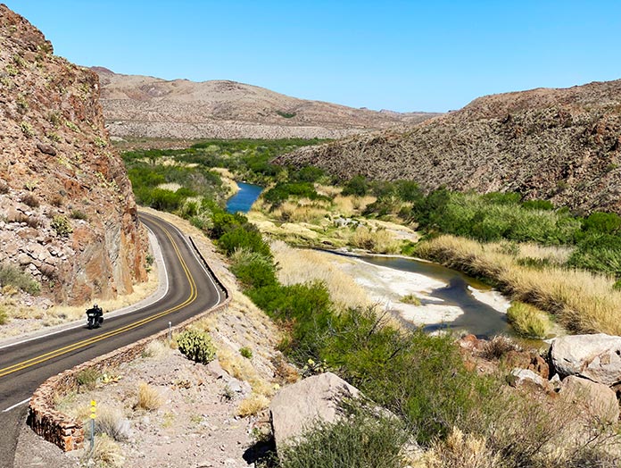 50 Best Motorcycle Roads in America 40. Texas FM 170 (Texas / 50 miles)