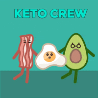 egg bacon GIF by Keto-Mojo