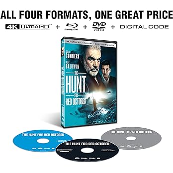 The Hunt for Red October 4K UHD + Blu-ray + DVD + Digital