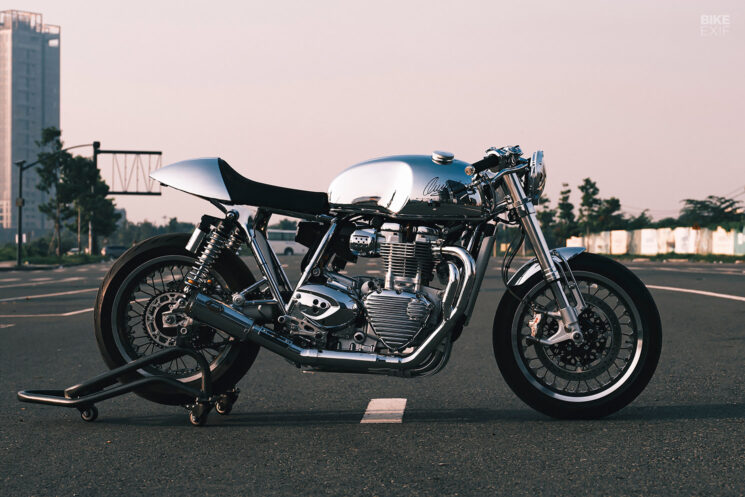 Triumph Street Twin café racer by MFix Workshop