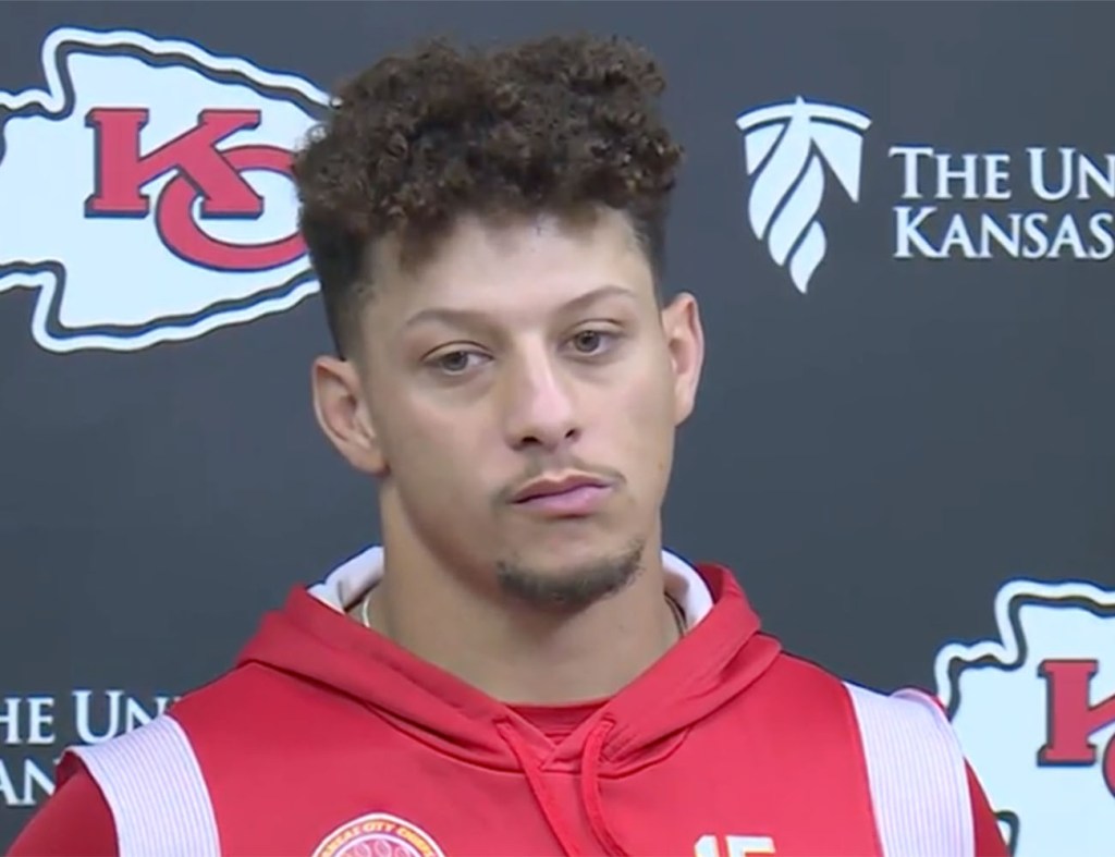 Patrick Mahomes speaks out for the first time about a burglary that took place at his home in Missouri on Oct. 6, 2024 during a press conference on Nov. 13, 2024. 