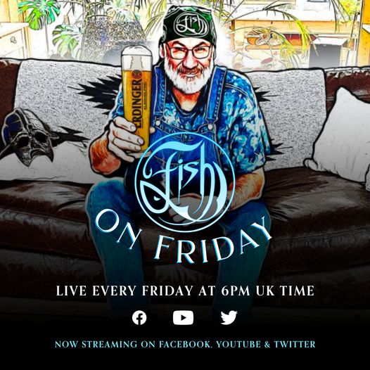 May be an image of ‎1 person, drink and ‎text that says '‎脂 פדל 動 ON FRIDAY LIVE EVERY FRIDAY EEVERYFRIDAYAT6PMUKTIME AT 6PM UK TIME NOW STREAMING ON rACEOOK, YOUTUBE WWSTAUNGOKFACERO.YOTETIT & TWITTER‎'‎‎