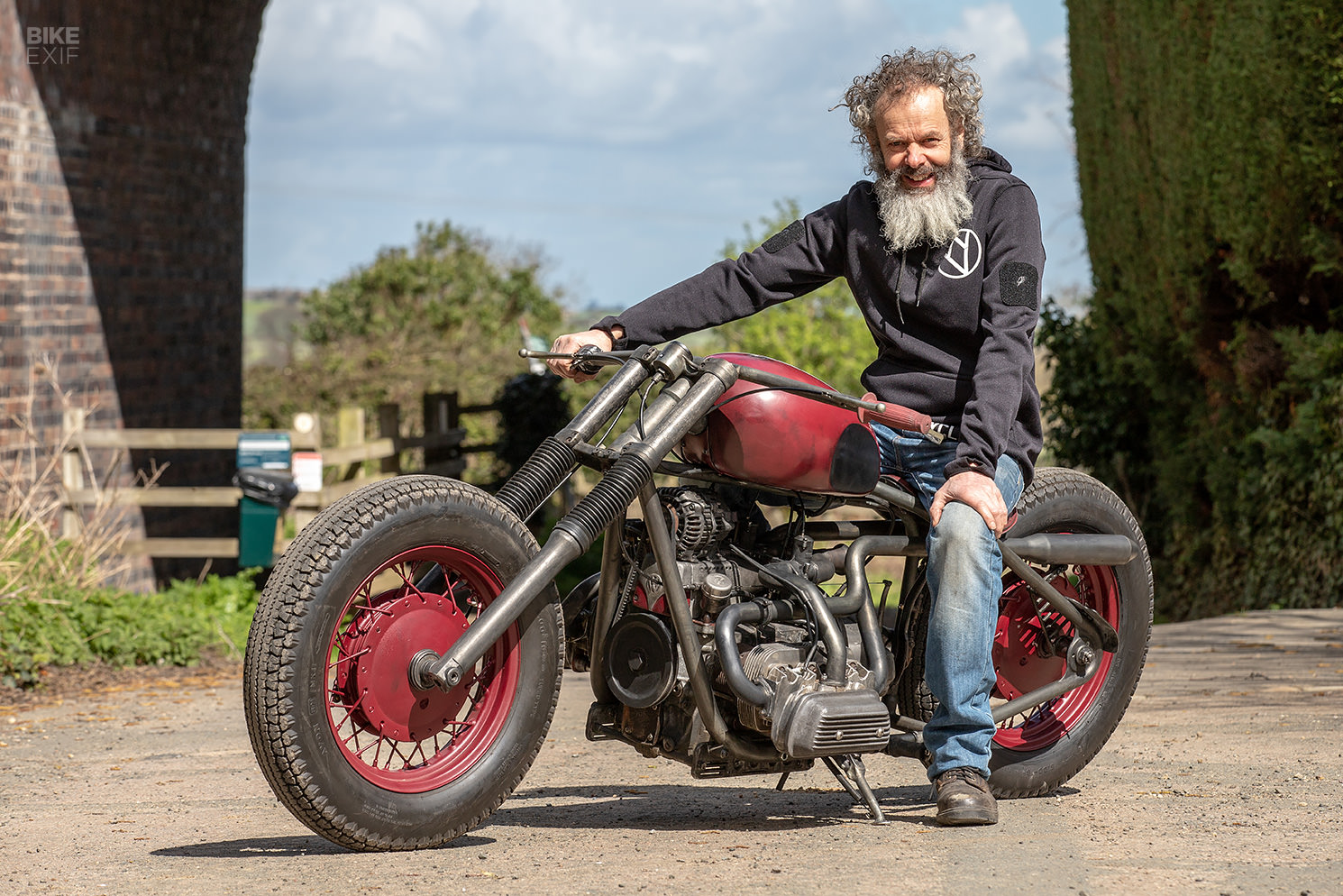 Custom VW Beetle motorcycle