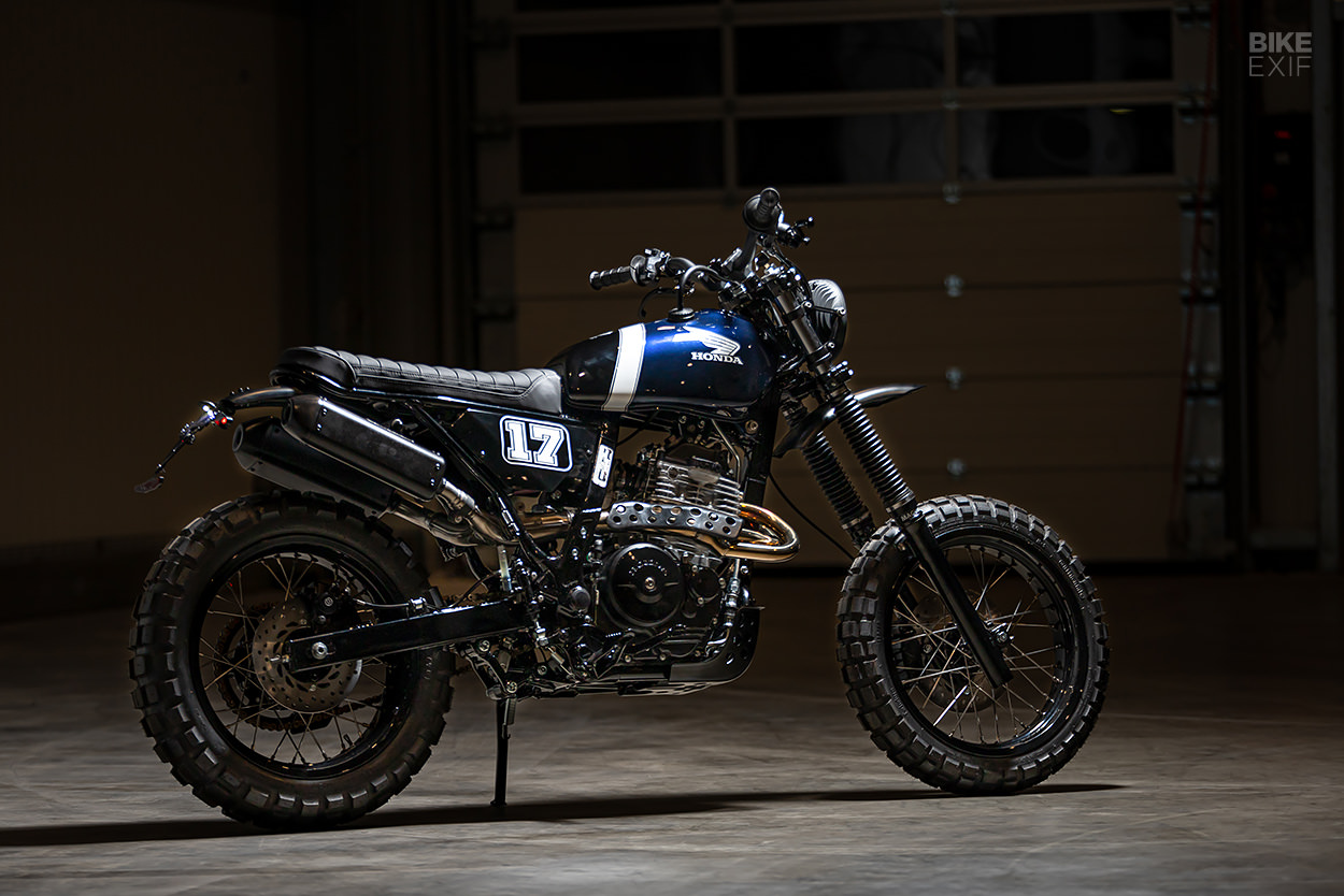 Honda NX650 Dominator scrambler by HB-Custom