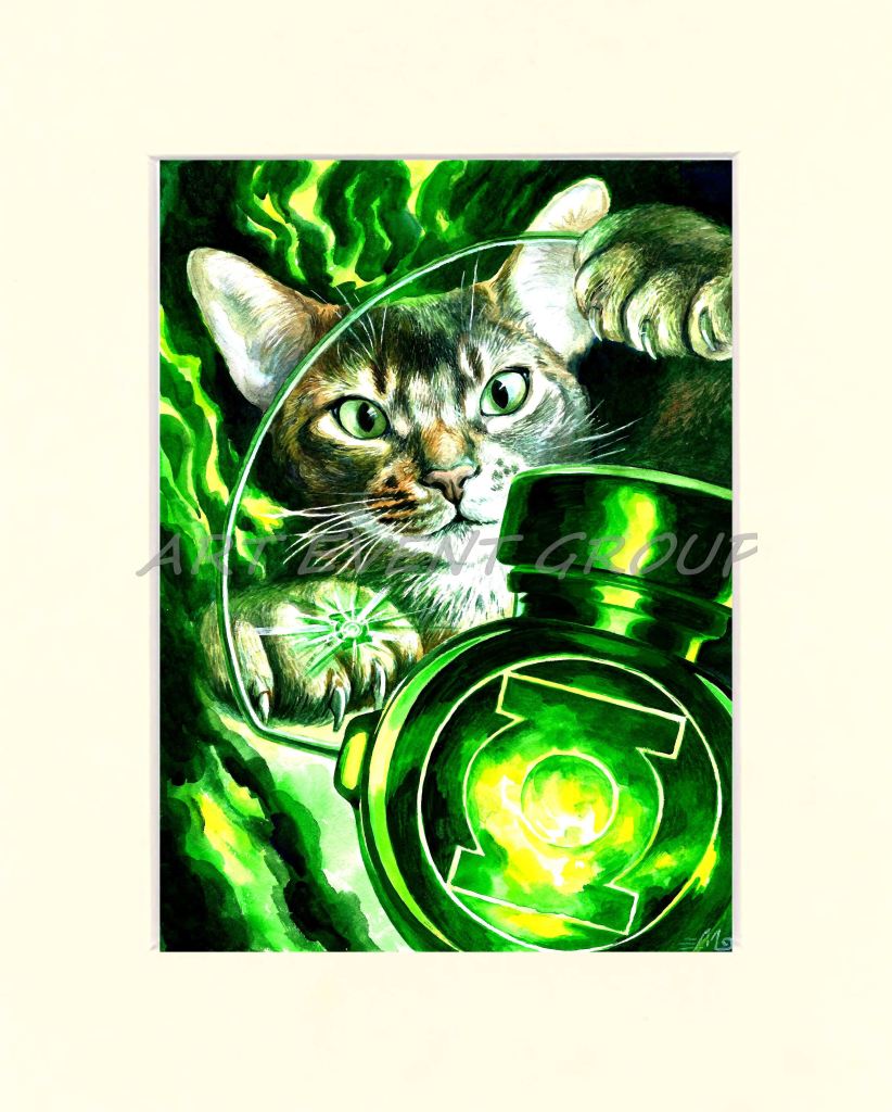 green-lantern-cat-matted-art-print-8-x-10-cats-prints-dc-all-art4sale-us_106.jpg