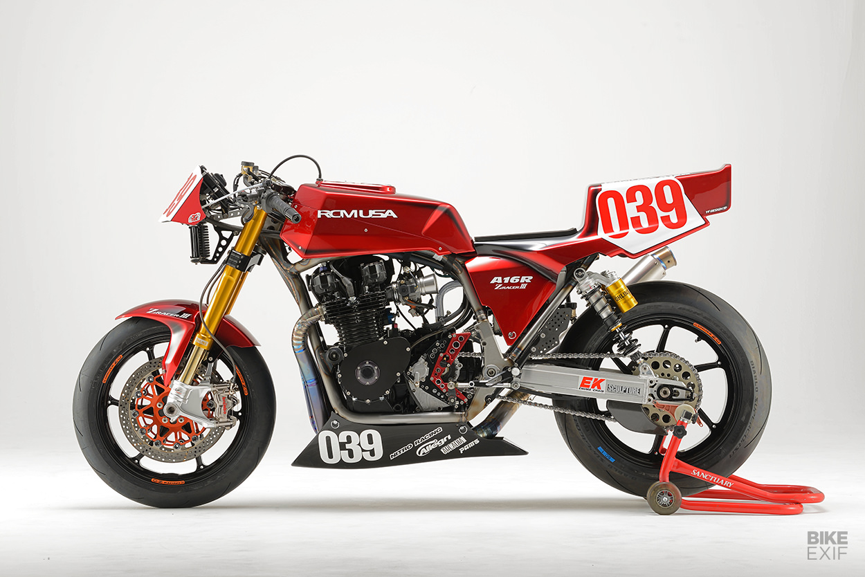 Heavily modified Kawasaki Z1000 race bike by AC Sanctuary