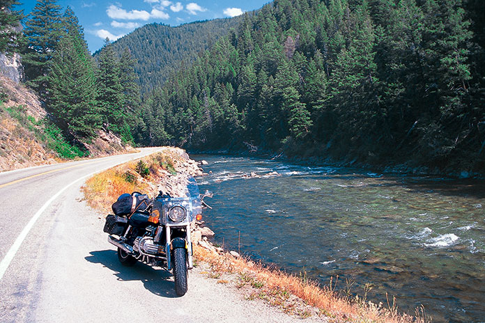 50 Best Motorcycle Roads in America 13. Salmon River Scenic Byway (Idaho / 160 miles)