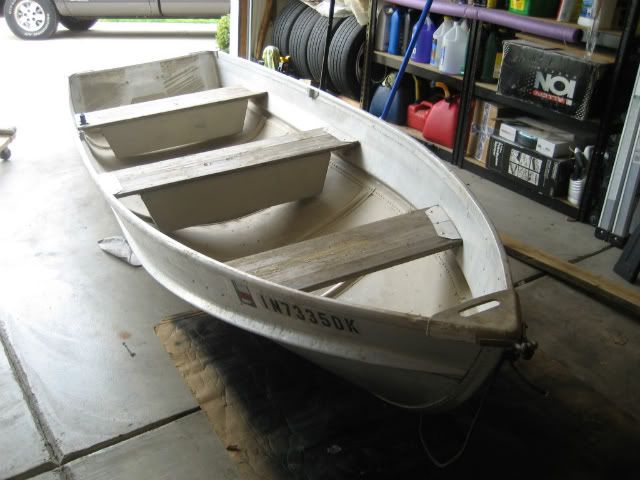 Small Aluminum Boat Restoration Project