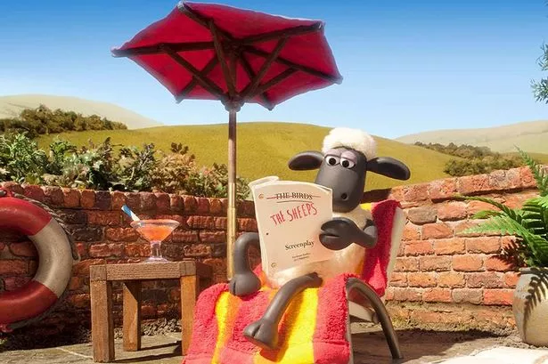 Shaun-relaxing-by-a-pool-to-help-promote-his-new-film-Shaun-the-Sheep--The-Movie.jpg