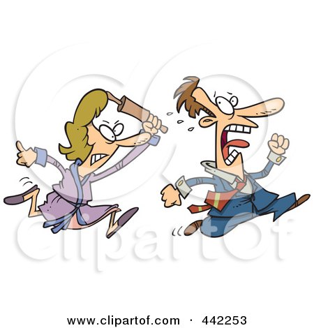 442253-Royalty-Free-RF-Clip-Art-Illustration-Of-A-Cartoon-Woman-Chasing-Her-Husband-With-A-Rolling-Pin.jpg